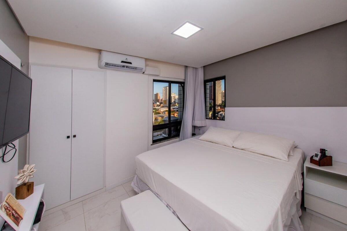 507 Lindo Flat Mobiliado Na Praia De Iracema Fortaleza  Buitenkant foto