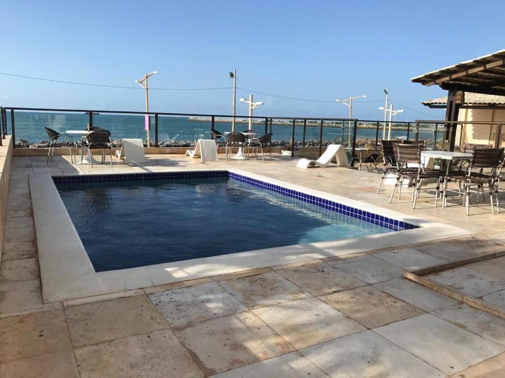 507 Lindo Flat Mobiliado Na Praia De Iracema Fortaleza  Buitenkant foto